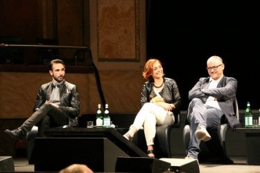 Gomorra 2: Marco Palvetti, Cristiana Dell'Anna e Fortunato Cerlino alla conferenza stampa