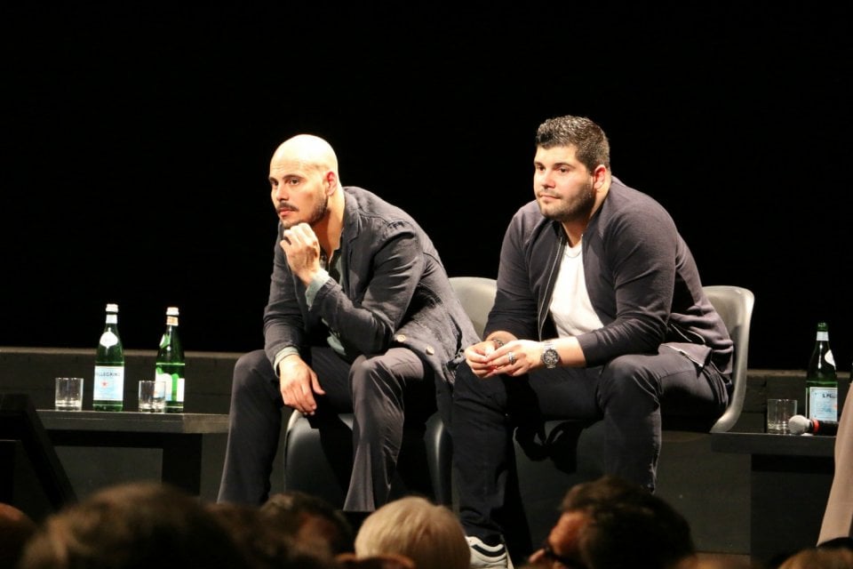 Gomorra 2: Gli attori Marco D'Amore e Salvatore Esposito alla conferenza stampa