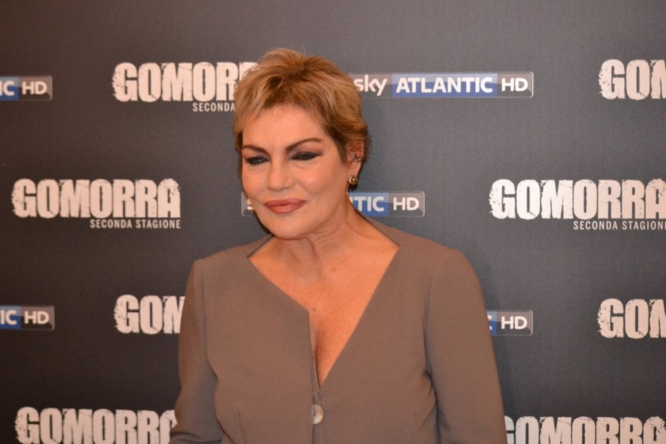 Gomorra seconda stagione: Cristina Donadio in uno scatto al photocall