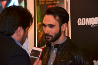 Gomorra seconda stagione: Marco Palvetti durante le interviste