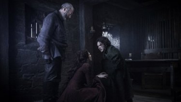 Il trono di spade: Davos e Melisandre parlano con Jon Snow in Oathbreaker