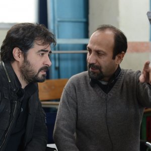 The Salesman: il regista Asghar Farhadi e Shahab Hosseini sul set del film