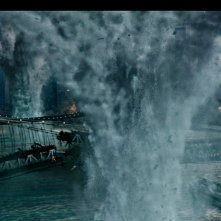 X-Men: Apocalisse - una scena del film con una grande esplosione