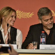 Money Monster: Heroge Clooney e Julia Roberts durante la conferenza