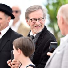 The BFG: Steven Spielberg e Mark Rylance durante il photocall a Cannes 2016
