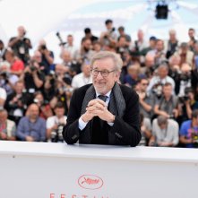 The BFG: Steven Spielberg in un momento del photocall a Cannes 2016