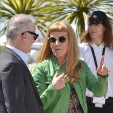 American Honey: Andrea Arnolds durante un momento del photocall