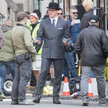 Kingsman: The Golden Circle - Channing Tatum circondato dalla troupe
