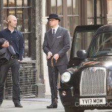 Kingsman: The Golden Circle - Channing tatum con bombetta sul set