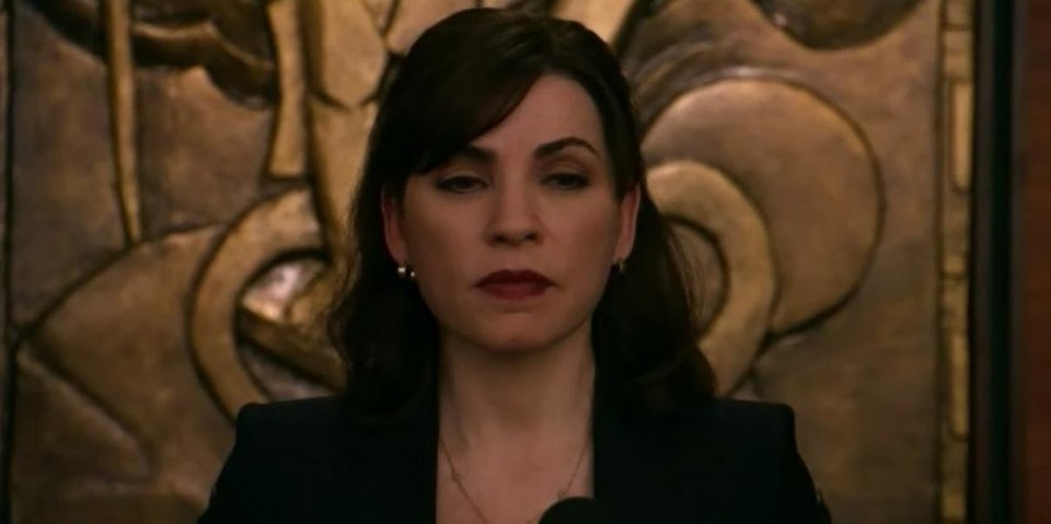 The Good Wife: Julianna Margulies in una scena dell'episodio Gioco al massacro