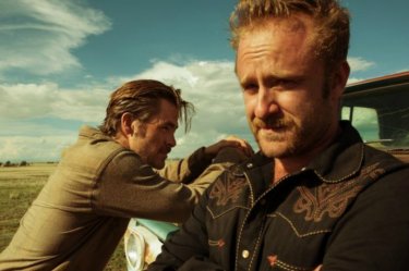 Hell or High Water, Chris Pine e Ben Foster in una scena del film