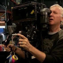 James Cameron sul set