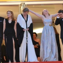 Cannes 2016: Cristian Mungiu, Maria Drägus, Malina Manovici, Rares Andrici, Adrian Titieni sul red carper per Bacalaureat