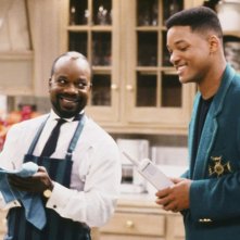 Will Smith con Joseph Marcell in Willy il principe di Bel Air