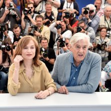 Elle: Isabelle Huppert insieme a Paul Verhoeven per il photocall