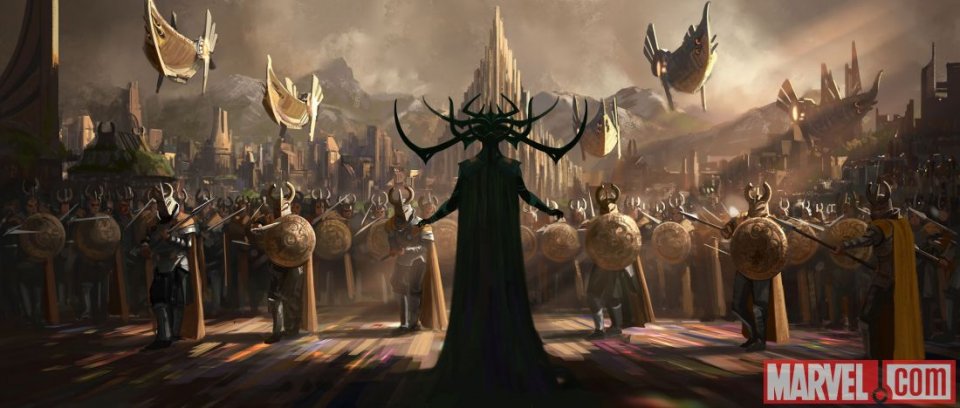Thor: Ragnarok - Il primo concept art svela il look di Hela