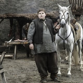 Il trono di spade: Hodor da ragazzino nell'episodio The Door