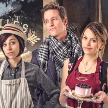 My Bakery in Brooklyn - Un pasticcio in cucina: Blanca Suárez, Aimee Teegarden, Ward Horton e Krysta Rodriguez in un'immagine promozionale del film