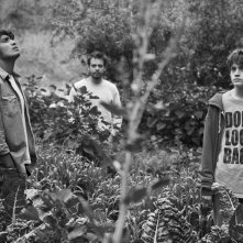 Güeros: Sebastián Aguirre, Tenoch Huerta e Leonardo Ortizgris in una scena del film