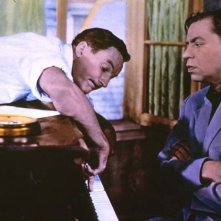 Un americano a Parigi: Gene Kelly e Oscar Levant in una scena del film