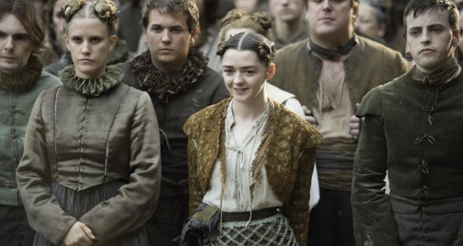 Il Trono di Spade: Maisie Williams nell'episodio Blood of My Blood