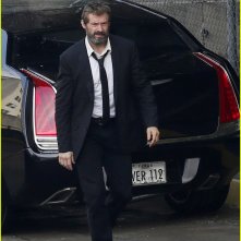 Hugh Jackman Beard Wolverine 3 Set Photos 01