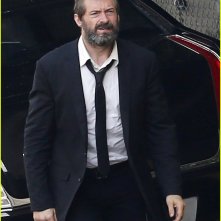 Hugh Jackman Beard Wolverine 3 Set Photos 02