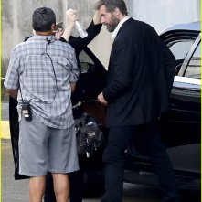 Hugh Jackman Beard Wolverine 3 Set Photos 09