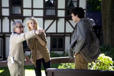 Blue Jasmine: Woody Allen, Cate Blanchett e Alden Ehrenreich sul set