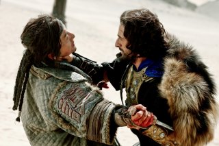 Dragon Blade: Jackie Chan e Adrien Brody in una scena del film