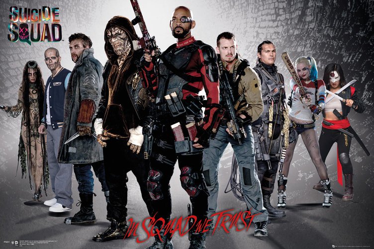 Suicide Squad: il team in un poster