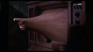 Videodrome, una scena del film di Cronenberg