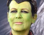 Jamie Lee Curtis alla première di Warcraft vestita da orco