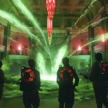 Ghostbusters: un momento d'azione del film