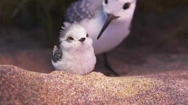 Piper: un'immagine del corto Pixar