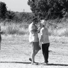 Il nostro ultimo: una foto scattata sul set del film