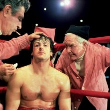 Rocky: Sylvester Stallone e Burgess Meredith sul ring