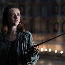 Il trono di spade 6: Maisie Williams nell'episodio No One