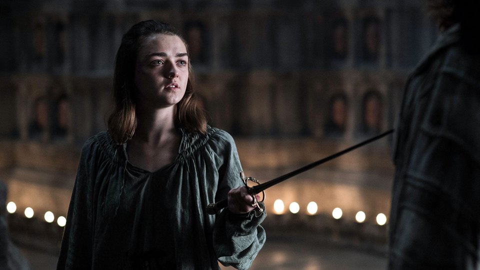 Il trono di spade 6: Maisie Williams nell'episodio No One