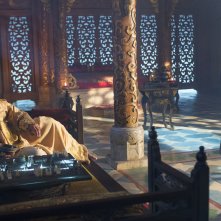 Marco Polo: Lorenzo Richelmy durante un momento della serie