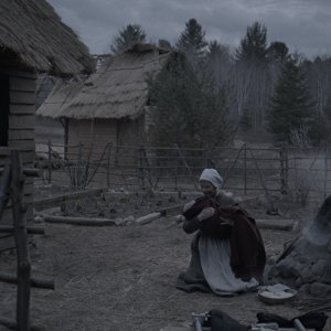 The Witch: Kate Dickie in una scena del film