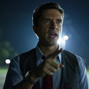 American Ultra: Topher Grace in una scena del film