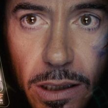 Iron Man 2: un primo piano di Robert Downey Jr.