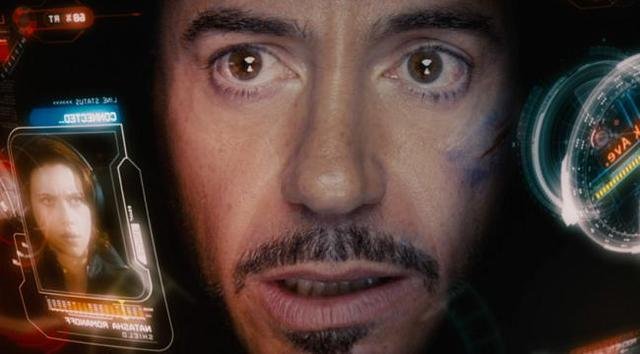 Iron Man 2: un primo piano di Robert Downey Jr.