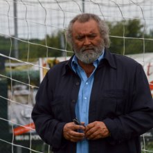 I babysitter: Diego Abatantuono sul set.