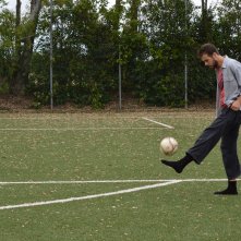 I babysitter: Andrea Pisani palleggia sul set