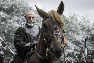 Il Trono di Spade: l'attore Liam Cunningham interpreta Davos in Battle of the Bastards