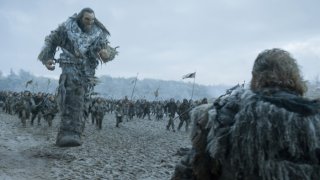 Il Trono di Spade: una scena della battaglia nell'episodio Battle of the Bastards