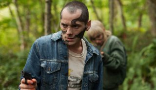 Green Room: Anton Yelchin in un momento del film
