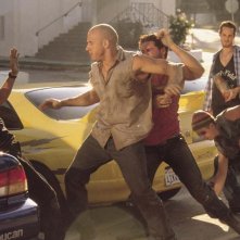 The Fast and the Furious: Vin Diesel e Paul Walker in un momento di tensione fra loro